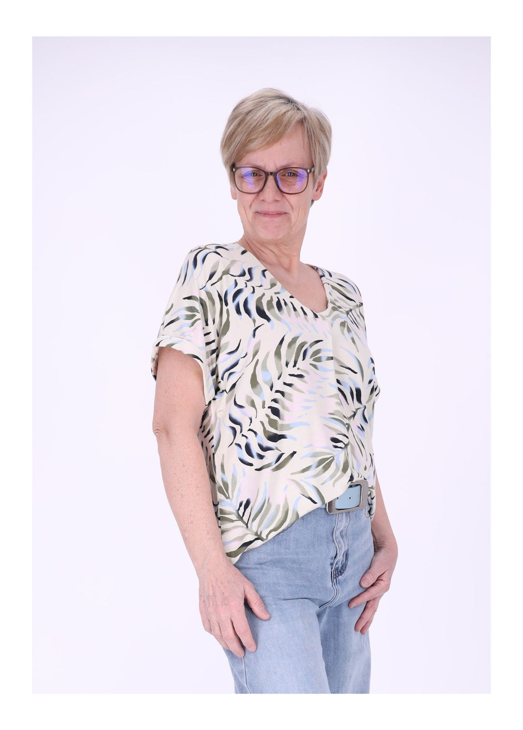 New View Tunikashirt Damen Viskose