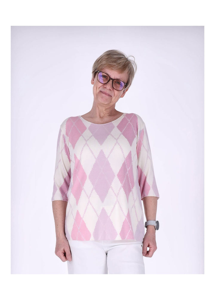 Splash of Color Damen T-Shirt Raute