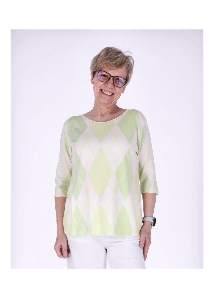 Splash of Color Damen T-Shirt Raute