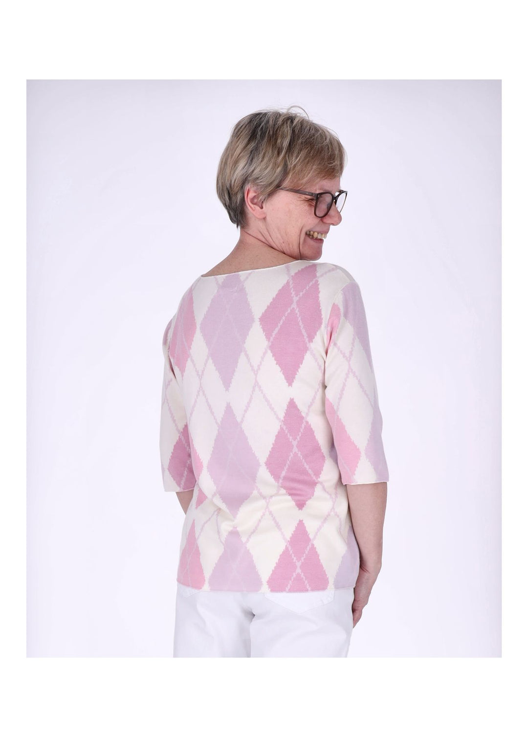 Splash of Color Damen T-Shirt Raute