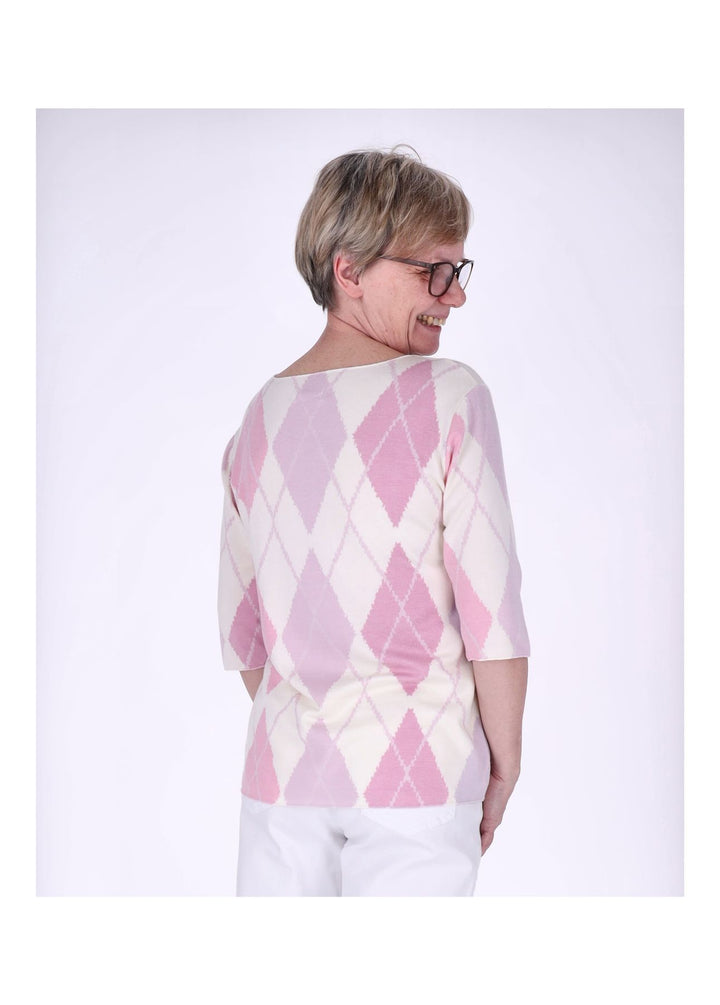 Splash of Color Damen T-Shirt Raute