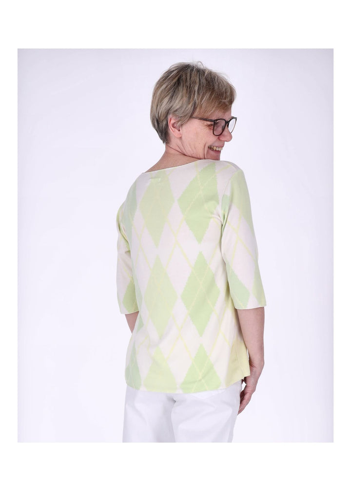 Splash of Color Damen T-Shirt Raute
