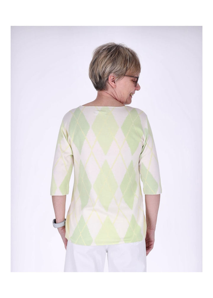 Splash of Color Damen T-Shirt Raute