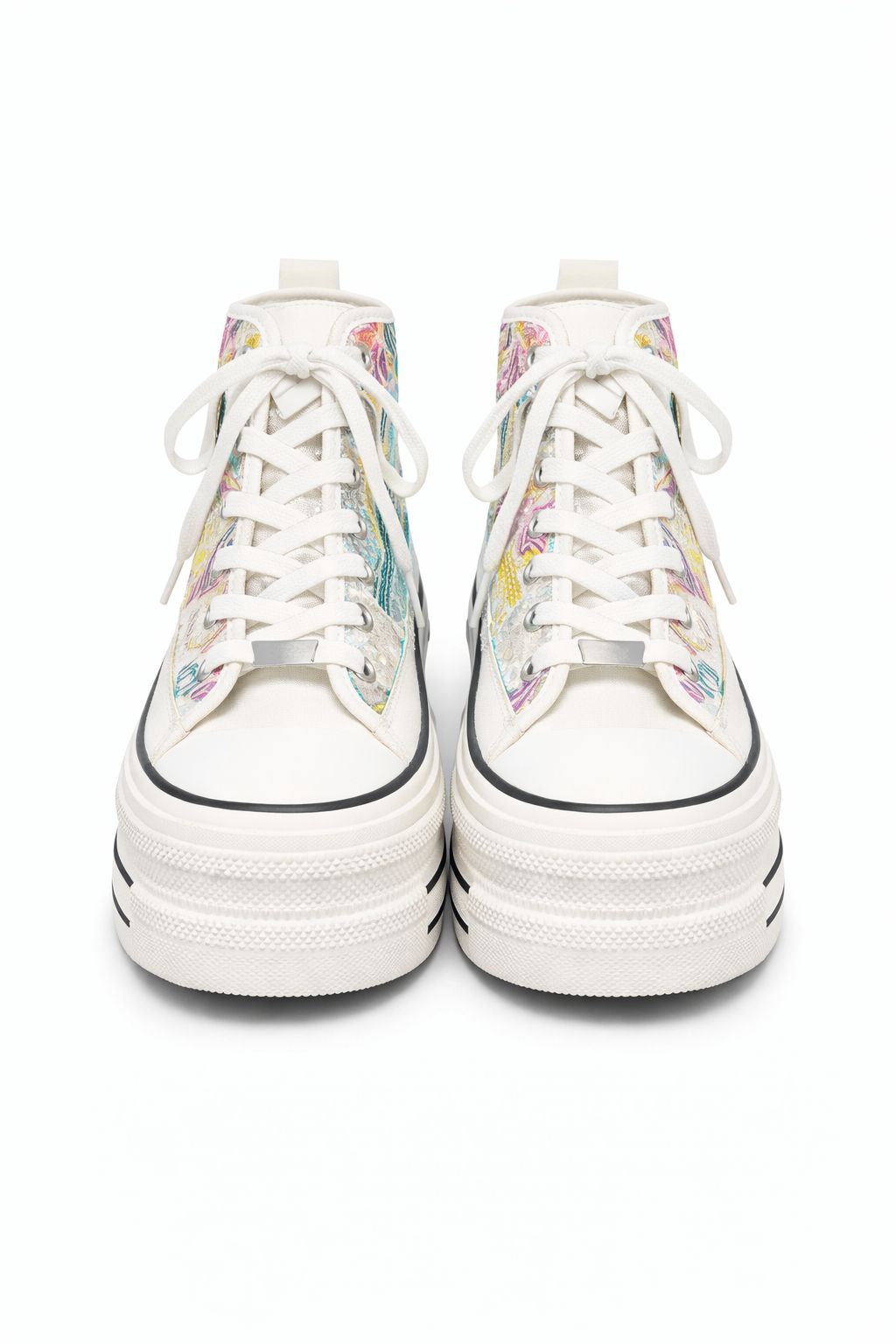 Lucky Shoes High Top Sneaker Damen Pailletten