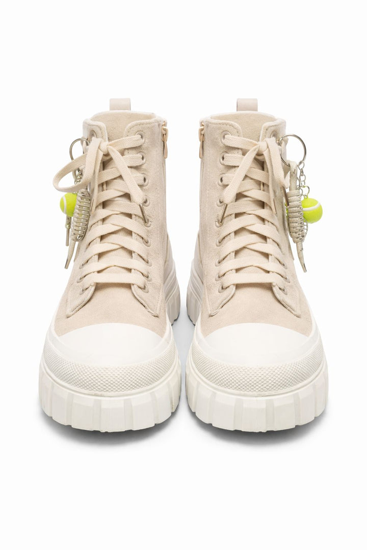 Lucky Shoes High Top Sneaker Wildleder