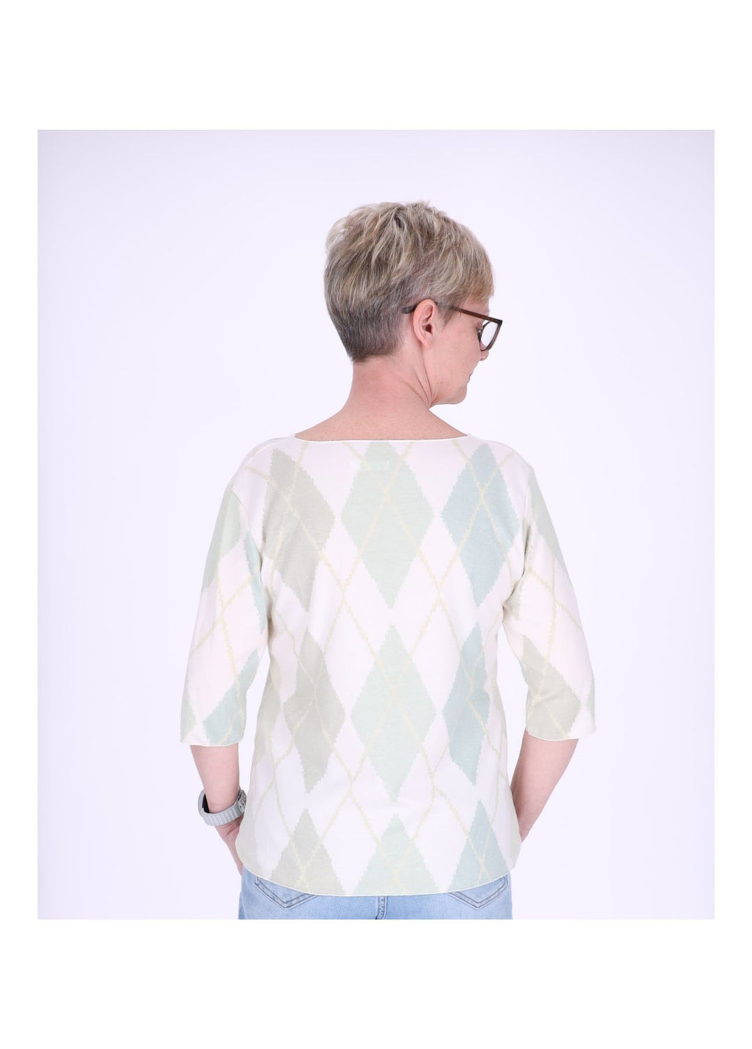 Splash of Color Damen T-Shirt Raute
