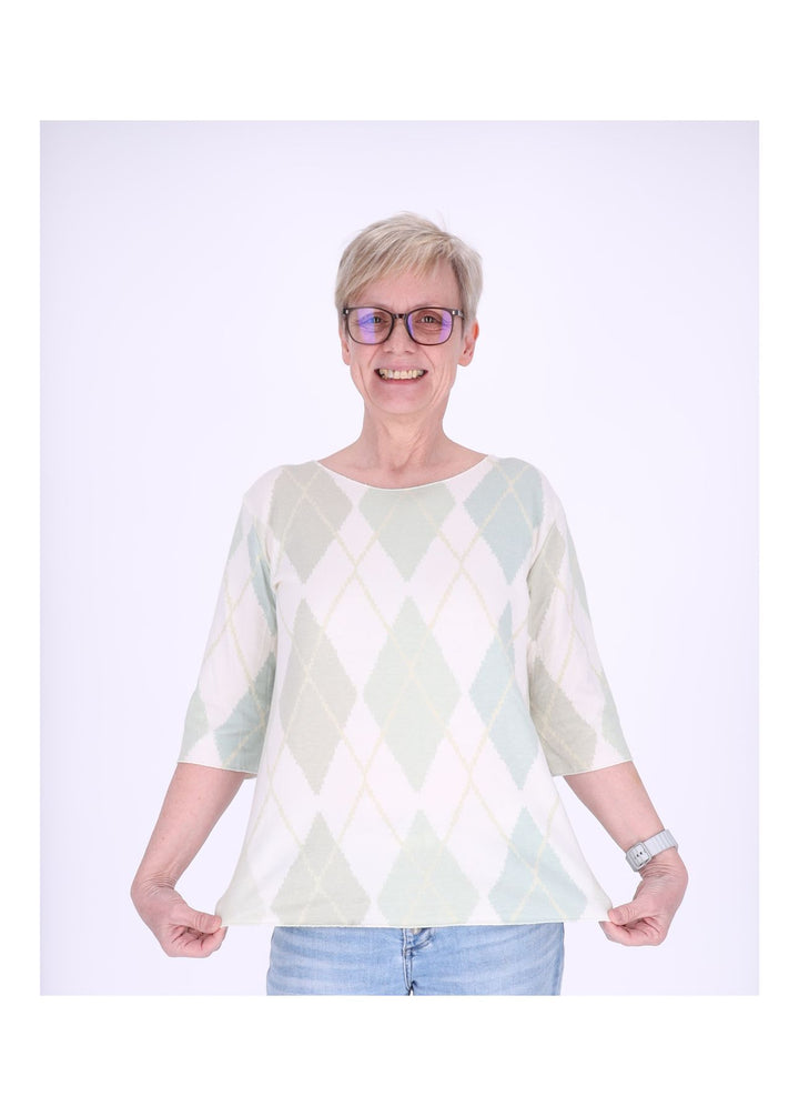 Splash of Color Damen T-Shirt Raute