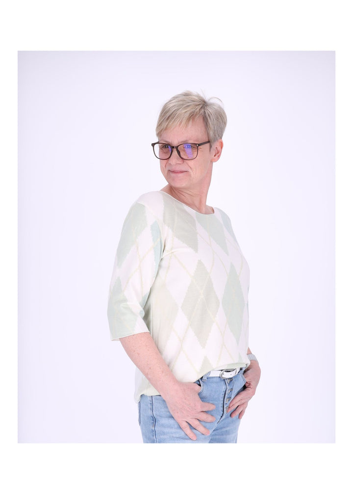 Splash of Color Damen T-Shirt Raute