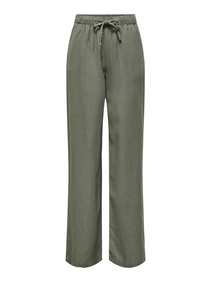 ONLY Leinen-Viskose Hose Damen