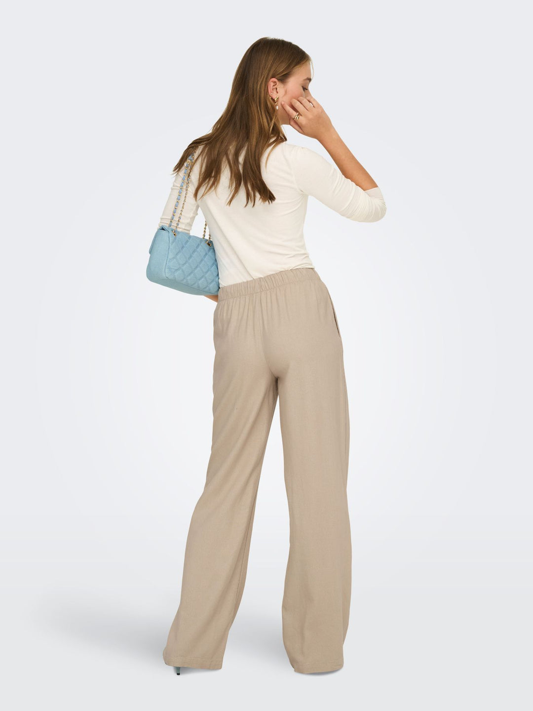 ONLY Leinen-Viskose Hose Damen