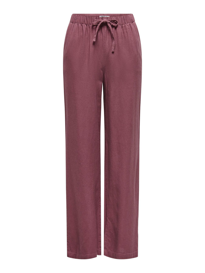 ONLY Leinen-Viskose Hose Damen