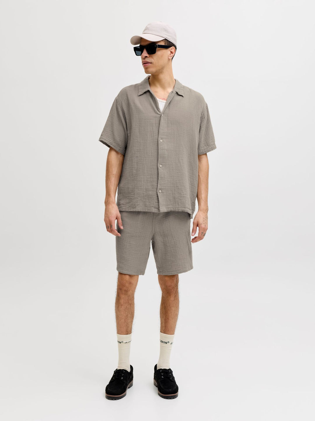 Jack & Jones Kurzarm-Hemd Baumwolle