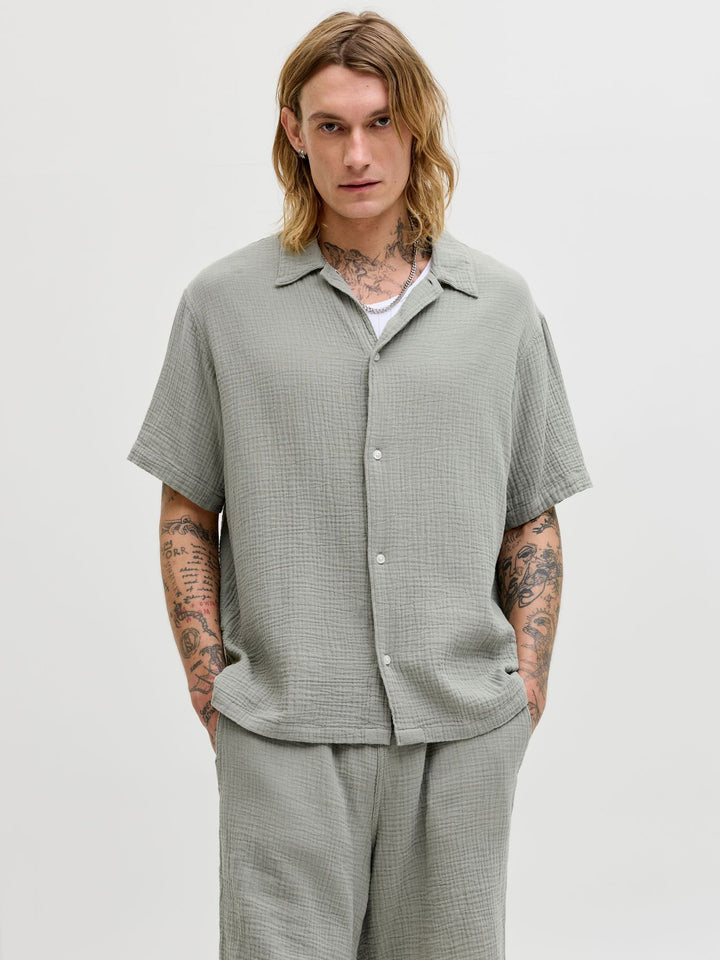 Jack & Jones Kurzarm-Hemd Baumwolle