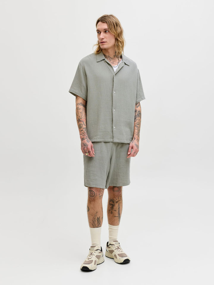 Jack & Jones Kurzarm-Hemd Baumwolle