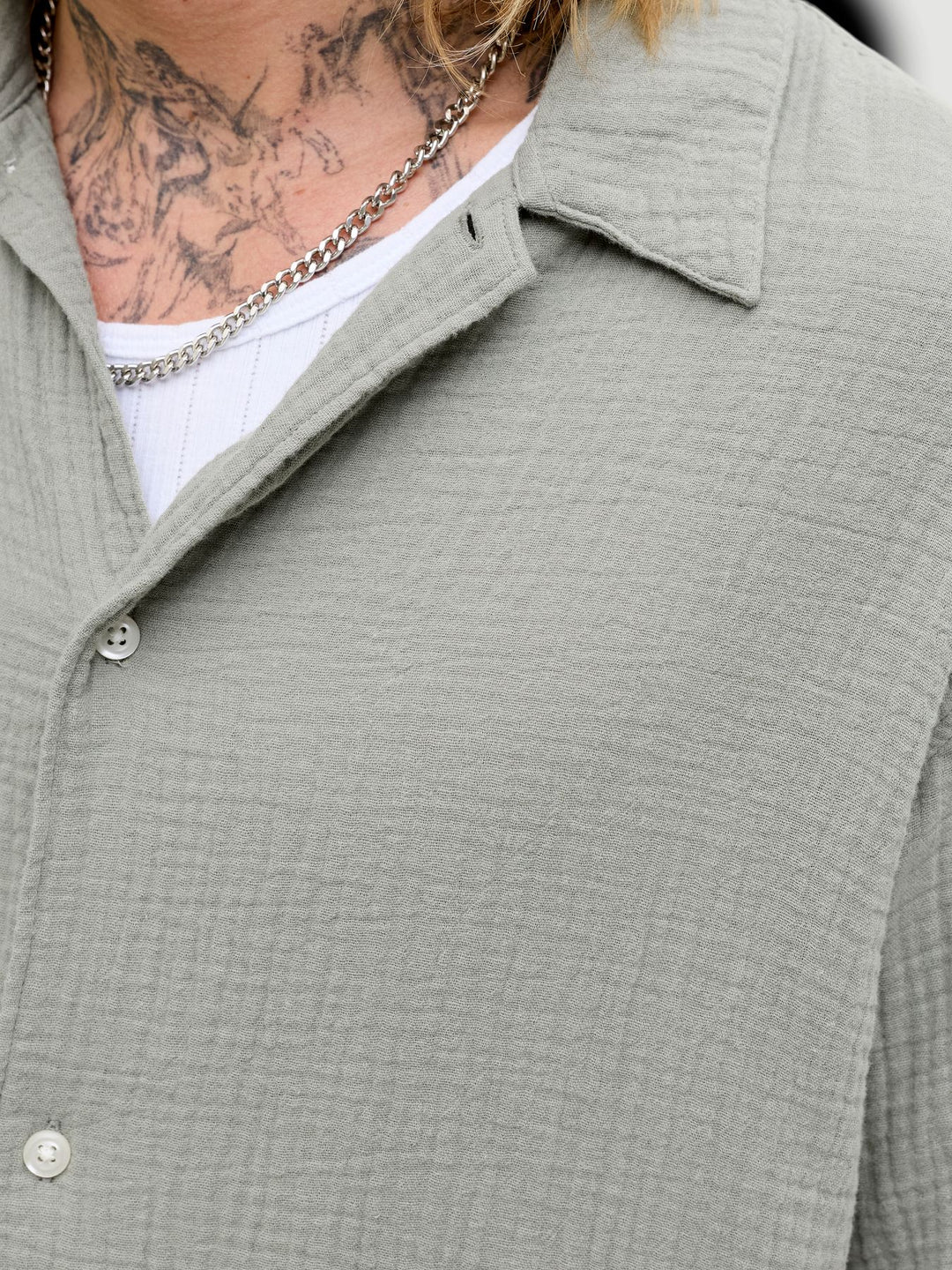 Jack & Jones Kurzarm-Hemd Baumwolle