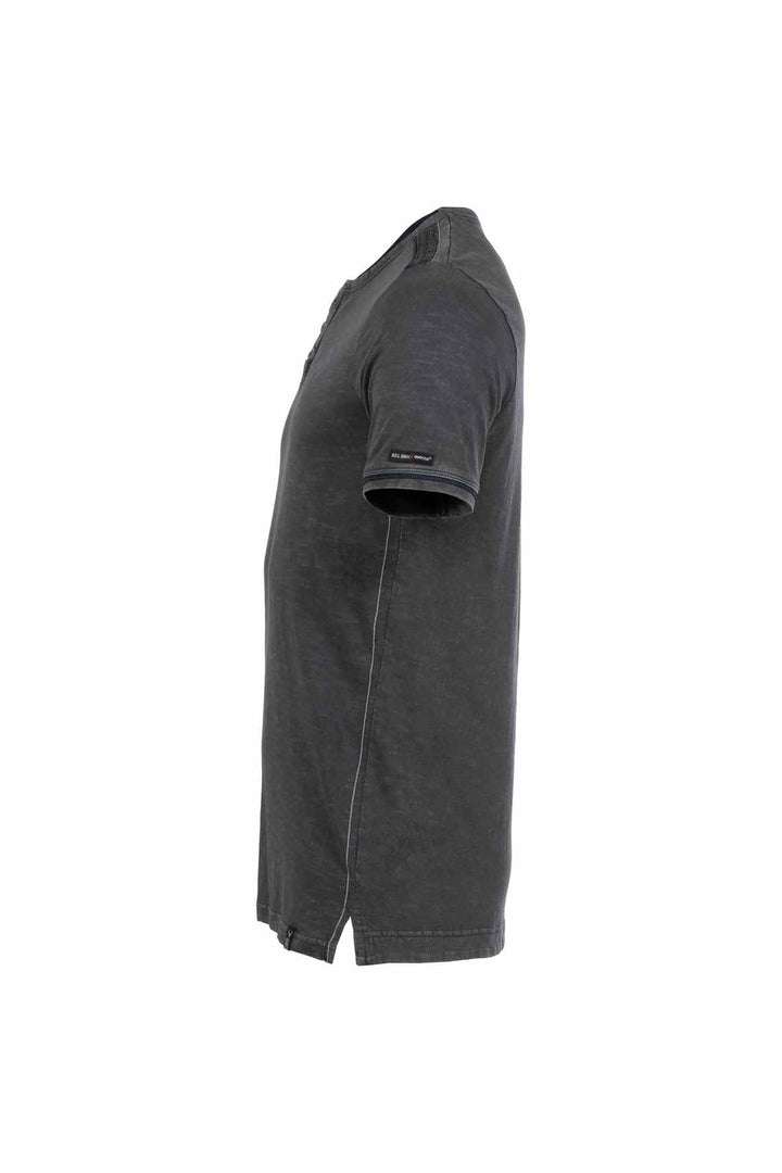 SOQUESTO Herren T-Shirt Knopfleiste