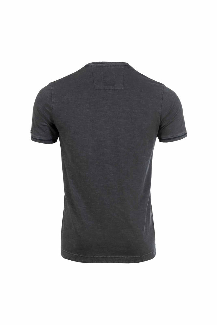 SOQUESTO Herren T-Shirt Knopfleiste