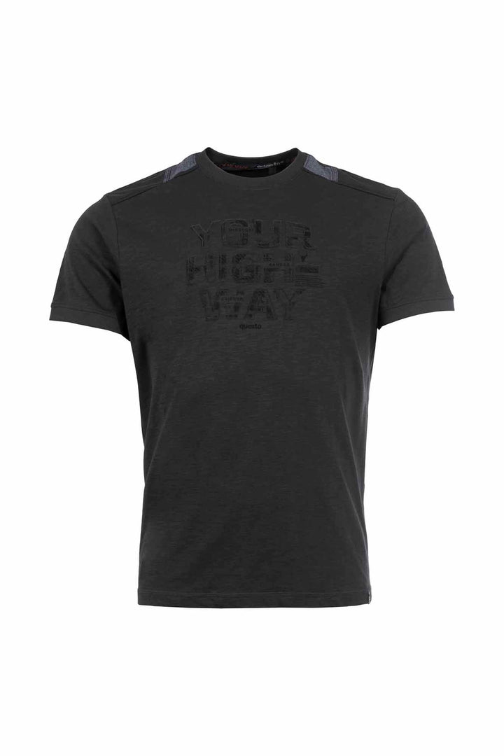 SOQUESTO T-Shirt Herren Schulterdruck