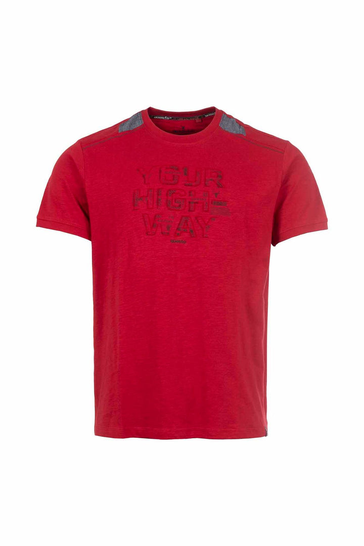 SOQUESTO T-Shirt Herren Schulterdruck