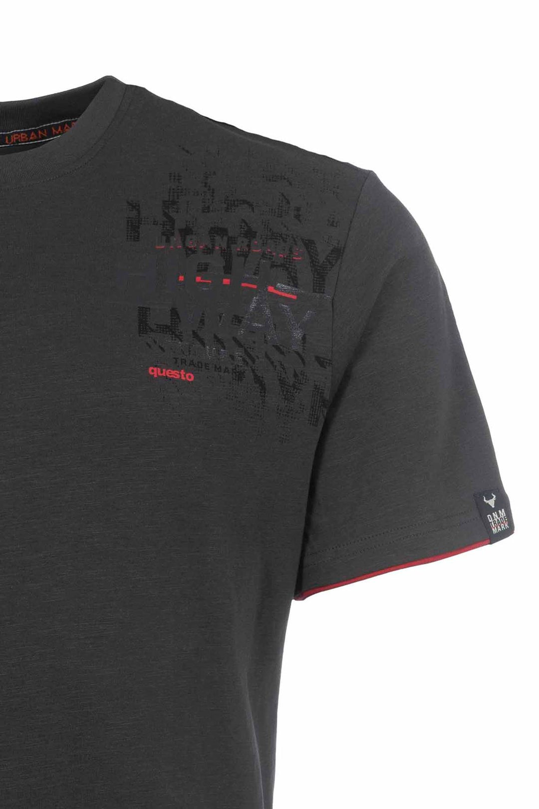 SOQUESTO T-Shirt Herren Brustprint