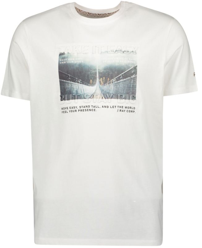 Ray Herren T-Shirt Brustprint 3D