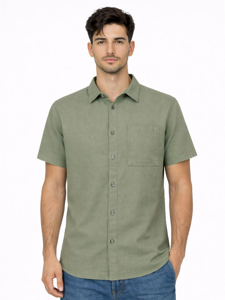 Authentic Style Herren Kurzarm Hemd