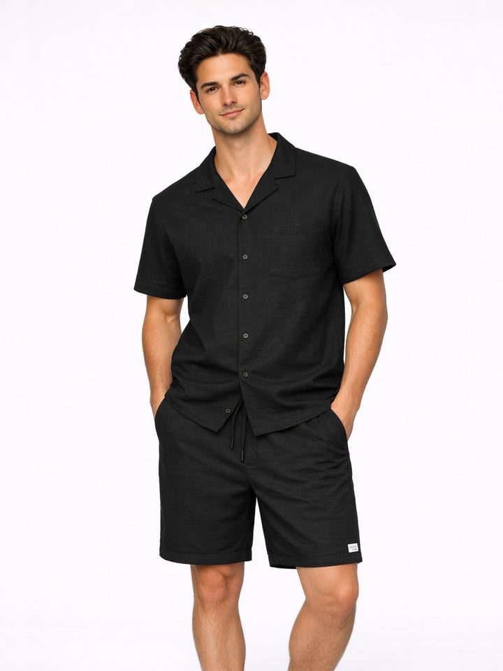 Authentic Style Seersucker Hemd Herren