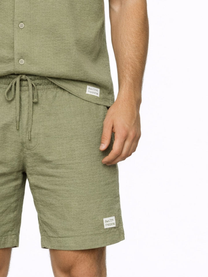 Authentic Style Seersucker Hemd Herren