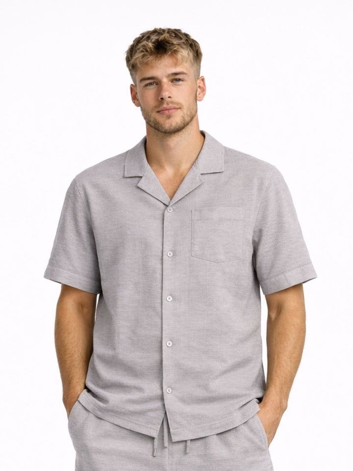 Authentic Style Seersucker Hemd Herren