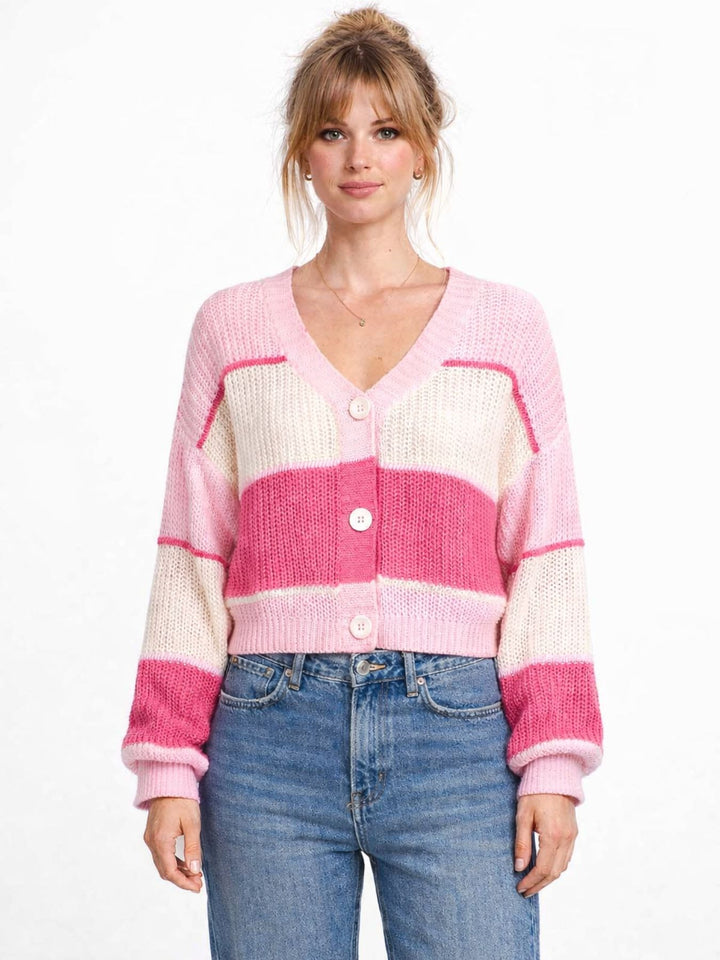 Splash of Color Strickjacke Damen