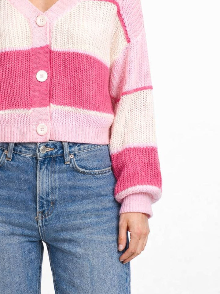 Splash of Color Strickjacke Damen