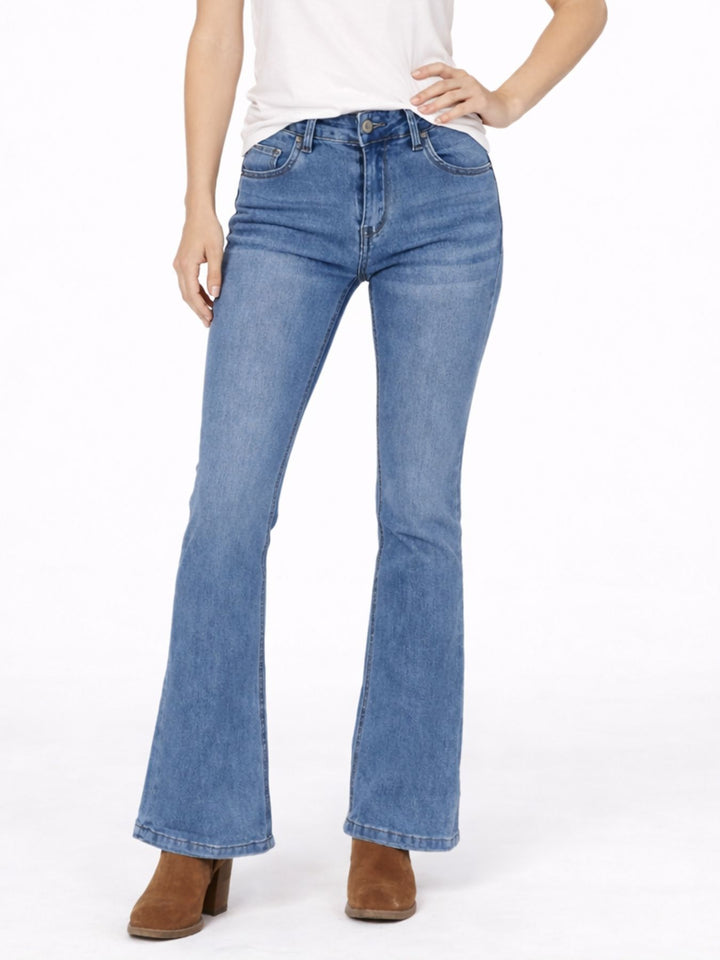 Splash of Color Damen Bootcut Jeans