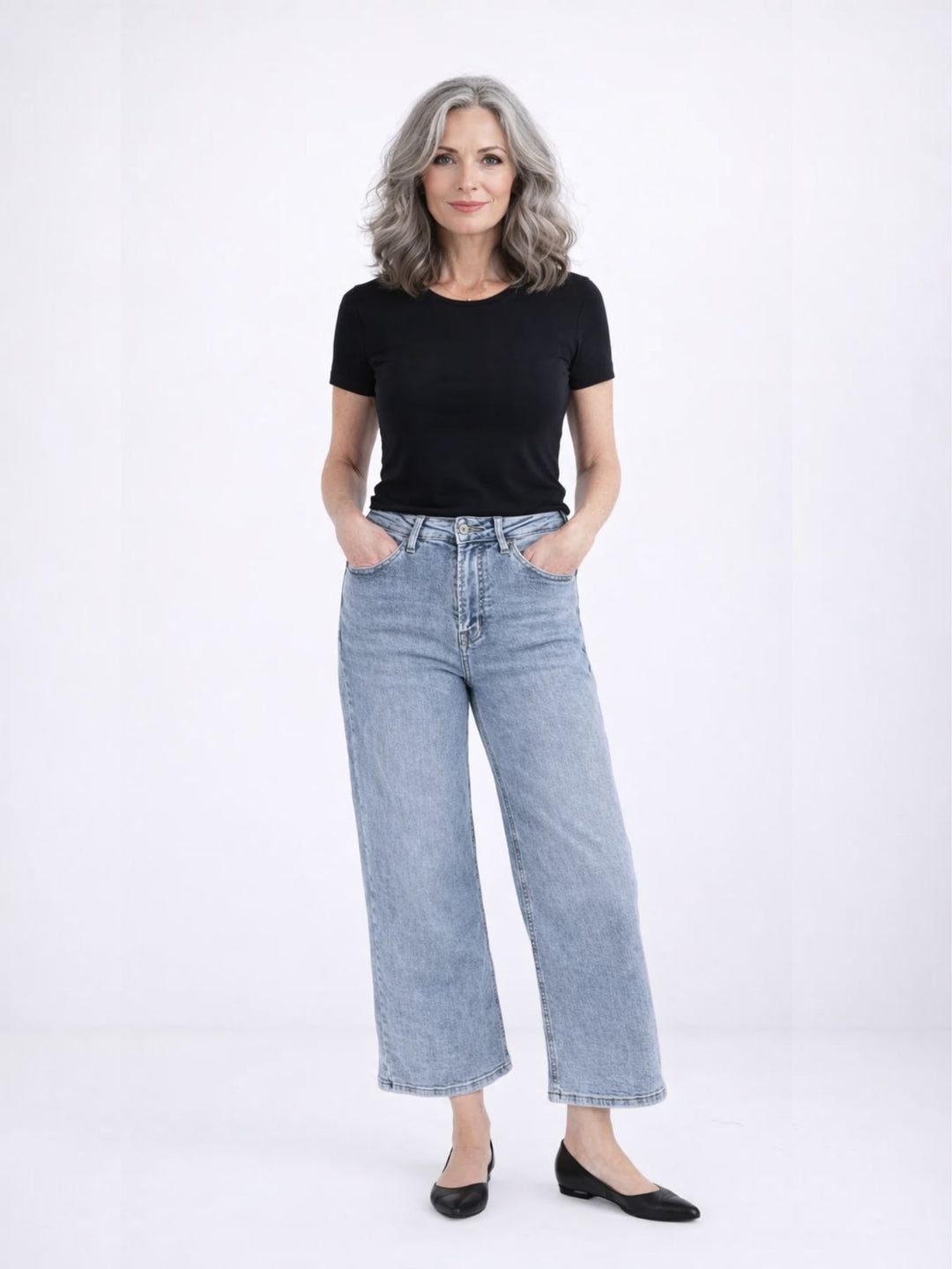 Splash of Color 7/8 Jeans Damen