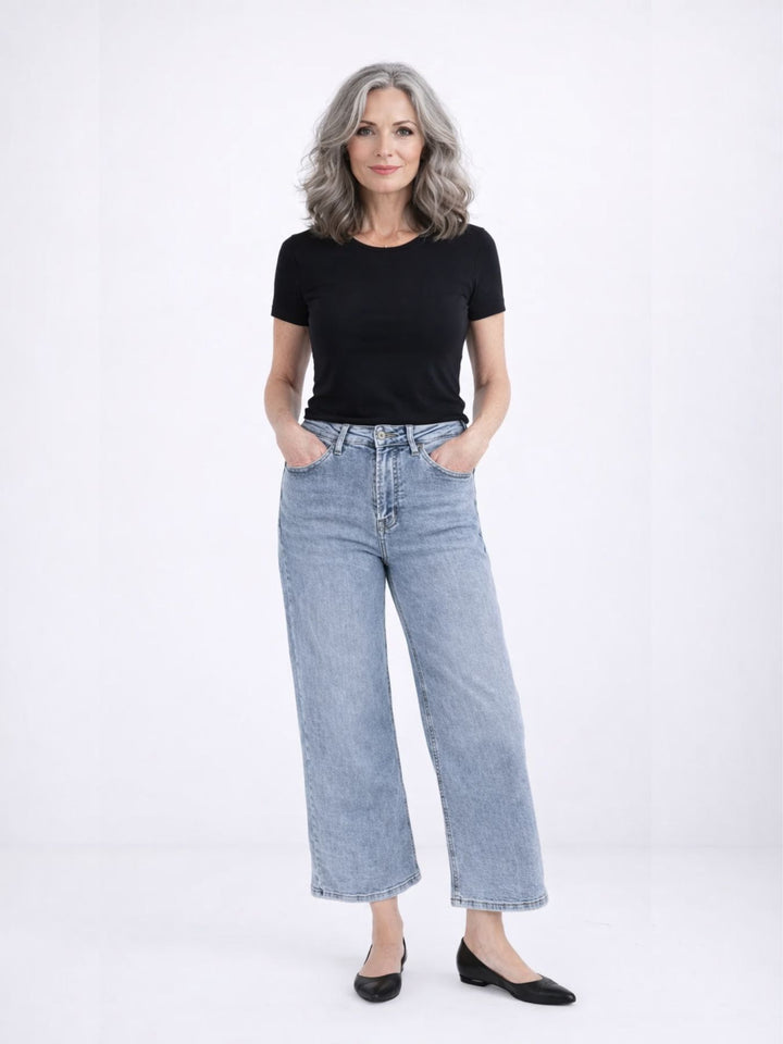 Splash of Color 7/8 Jeans Damen
