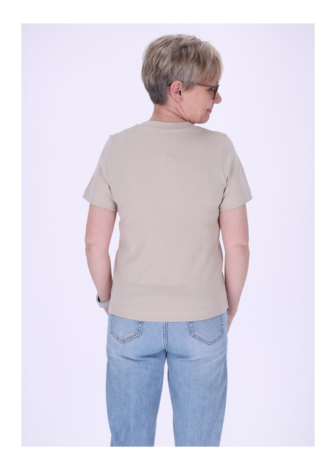 mjunik T-Shirt Damen Stickerei