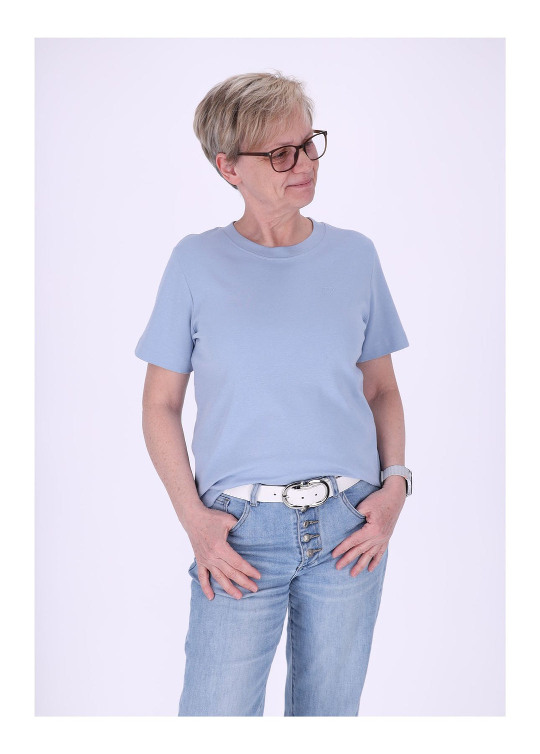 mjunik T-Shirt Damen mit Herzdruck