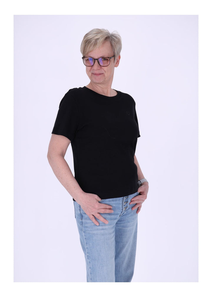 mjunik T-Shirt Damen mit Herzdruck