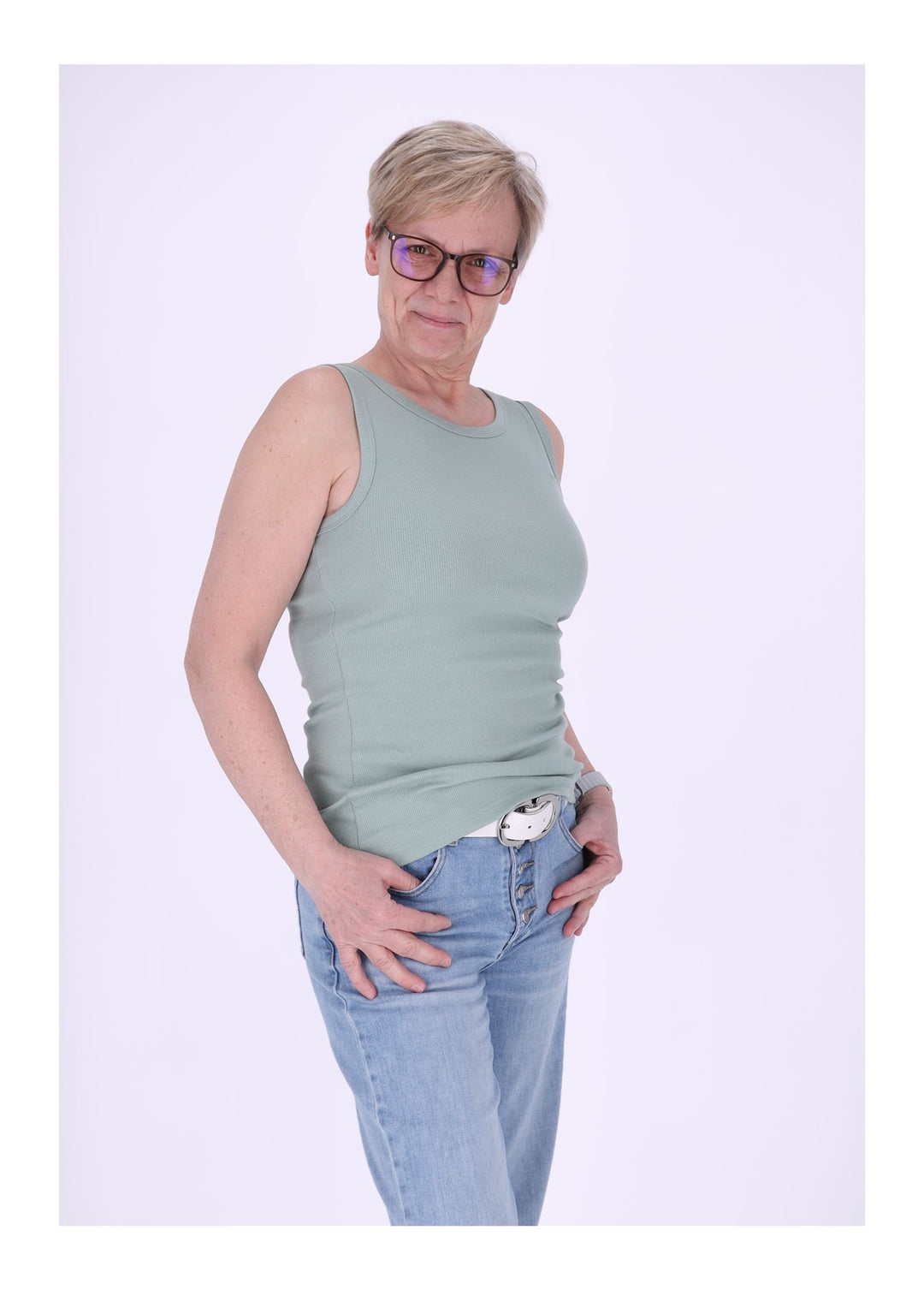 New View Damen T-Shirt Feinripp