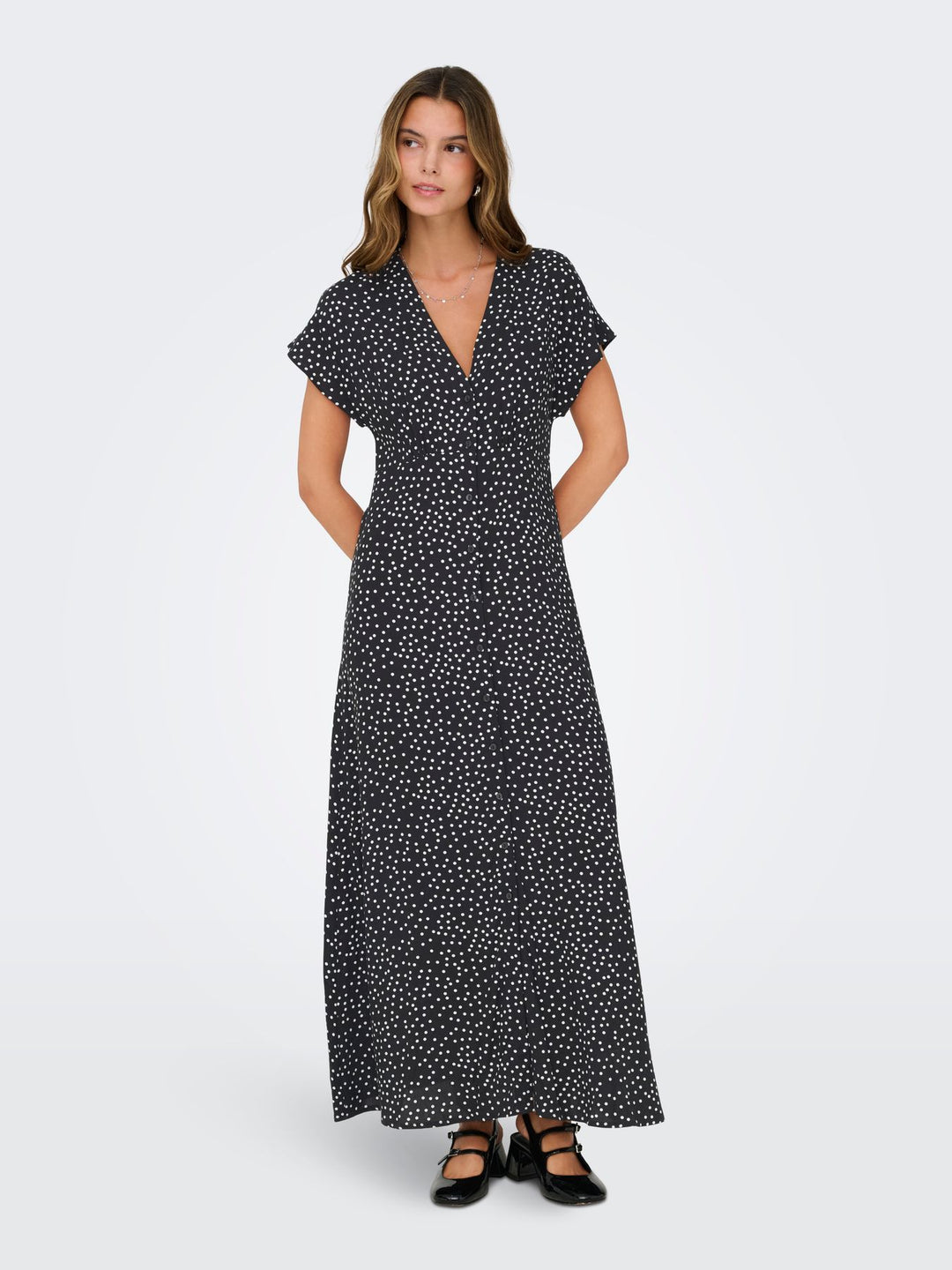 ONLY Nova Life Viskose Maxi Kleid
