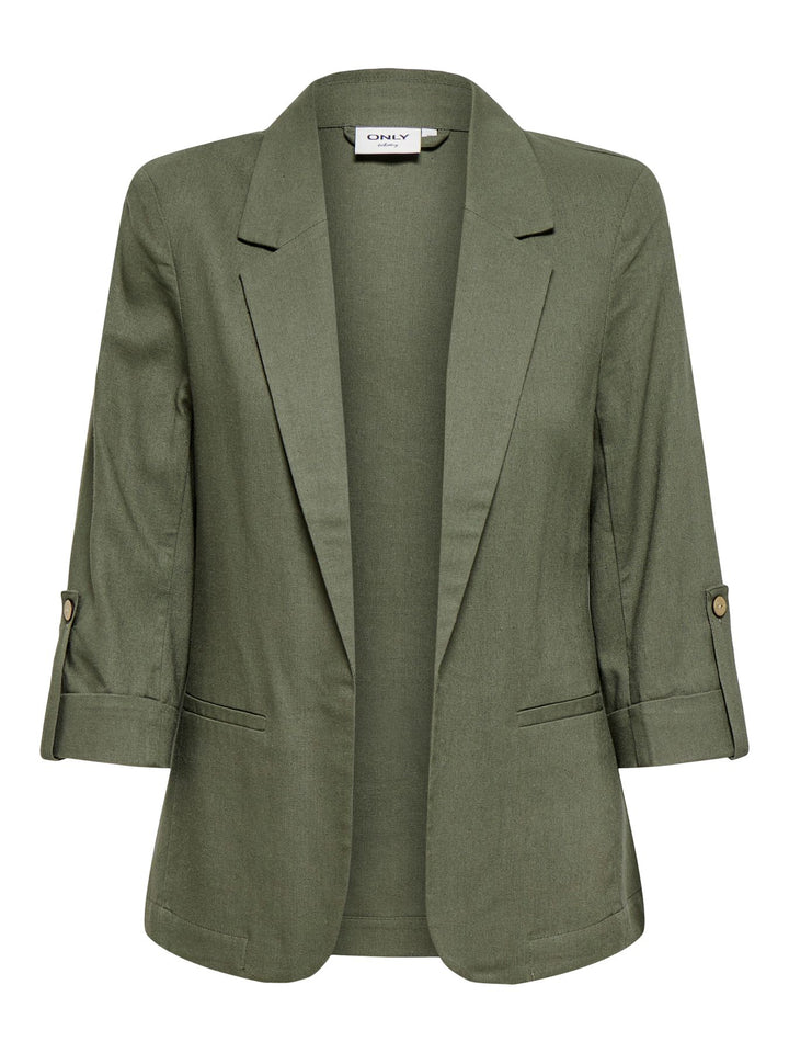 ONLY Blazer Damen Leinen Viskose
