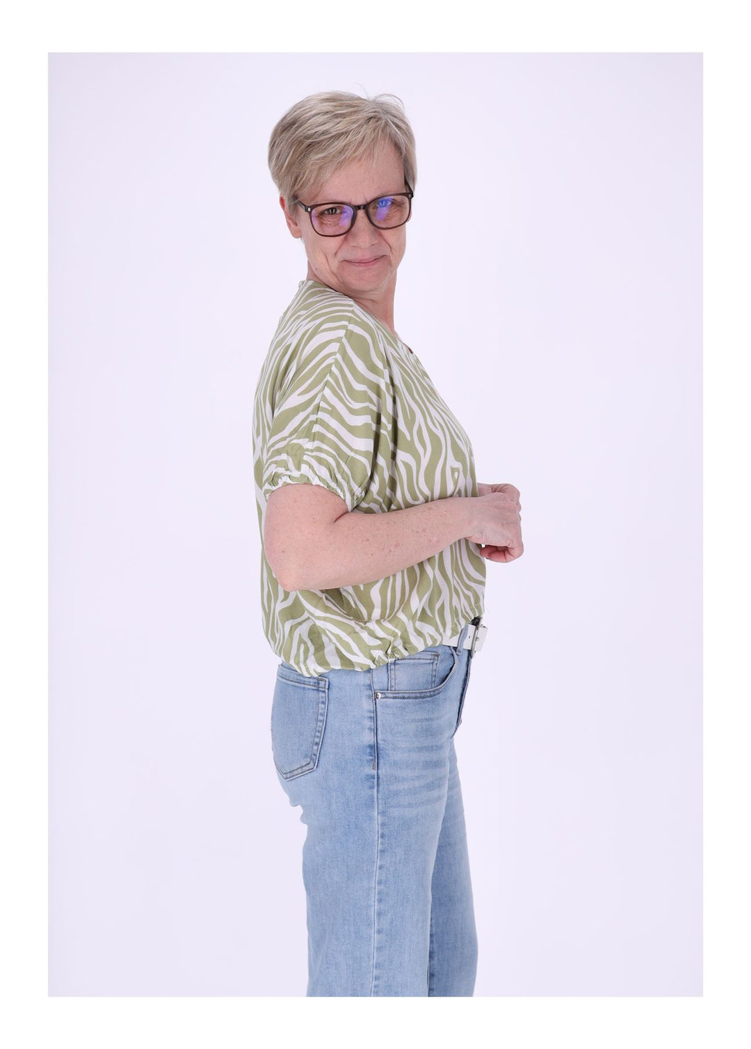 Authentic Style Damenbluse kurzarm