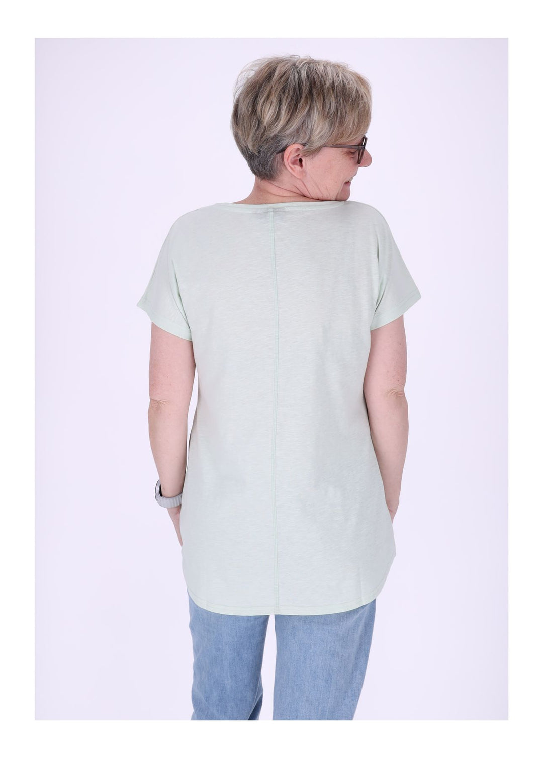 New View Damen T-Shirt Bloom Baumwolle
