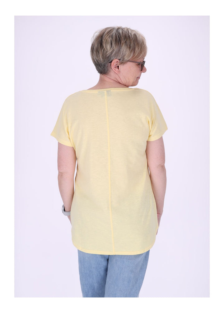 New View Damen T-Shirt Bloom Baumwolle