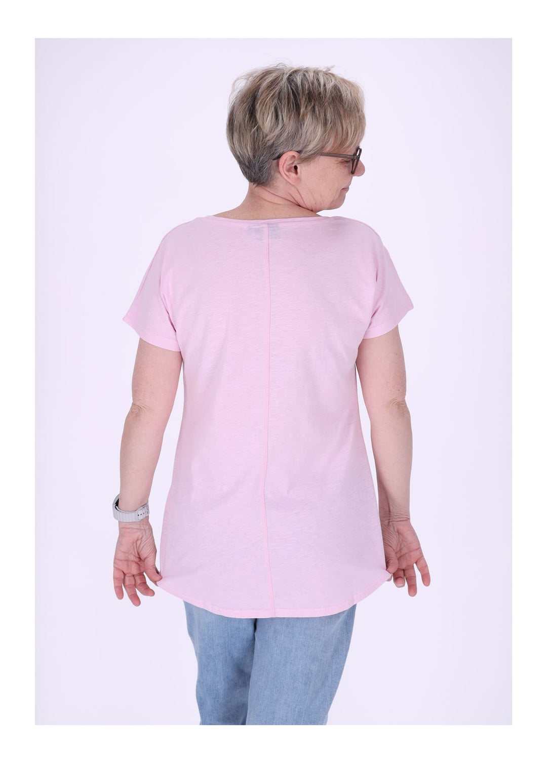 New View Damen T-Shirt Bloom Baumwolle