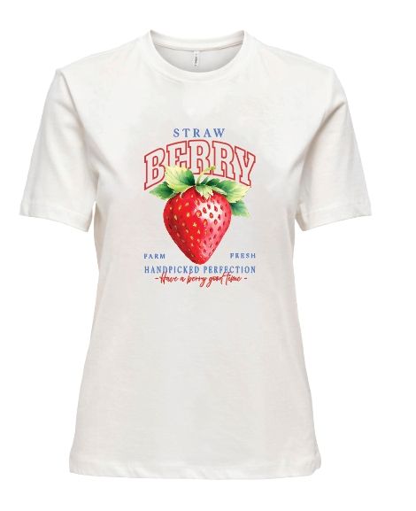 ONLY Henny Baumwoll T-Shirt Damen
