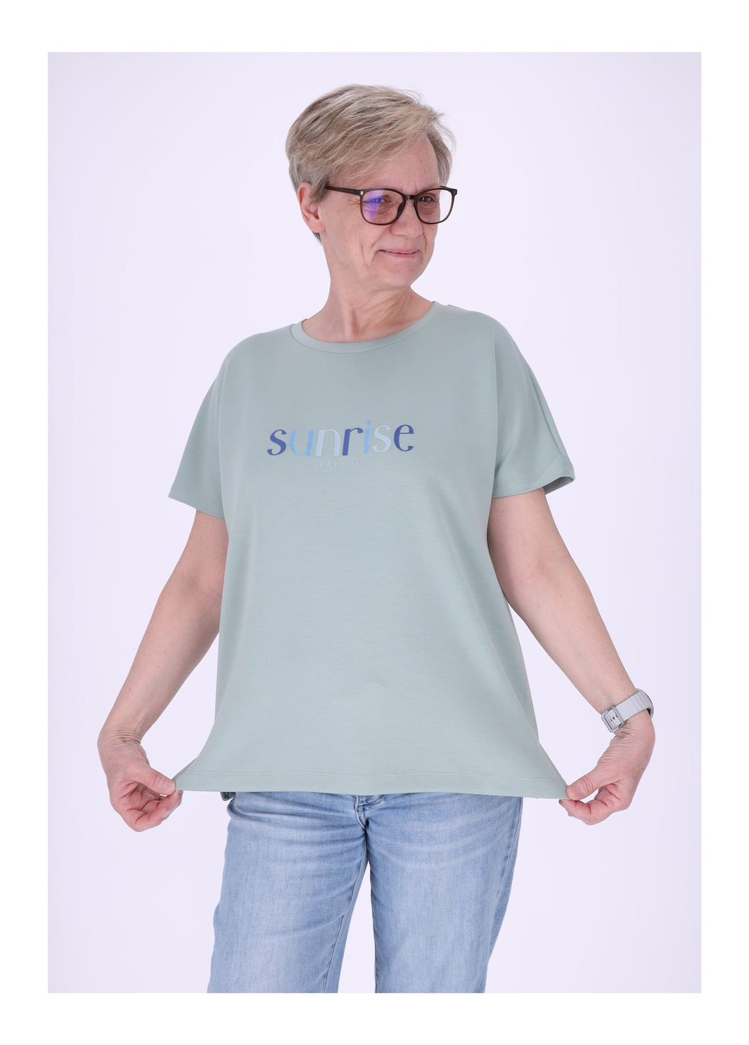 New View Damen T-Shirt Sunrise