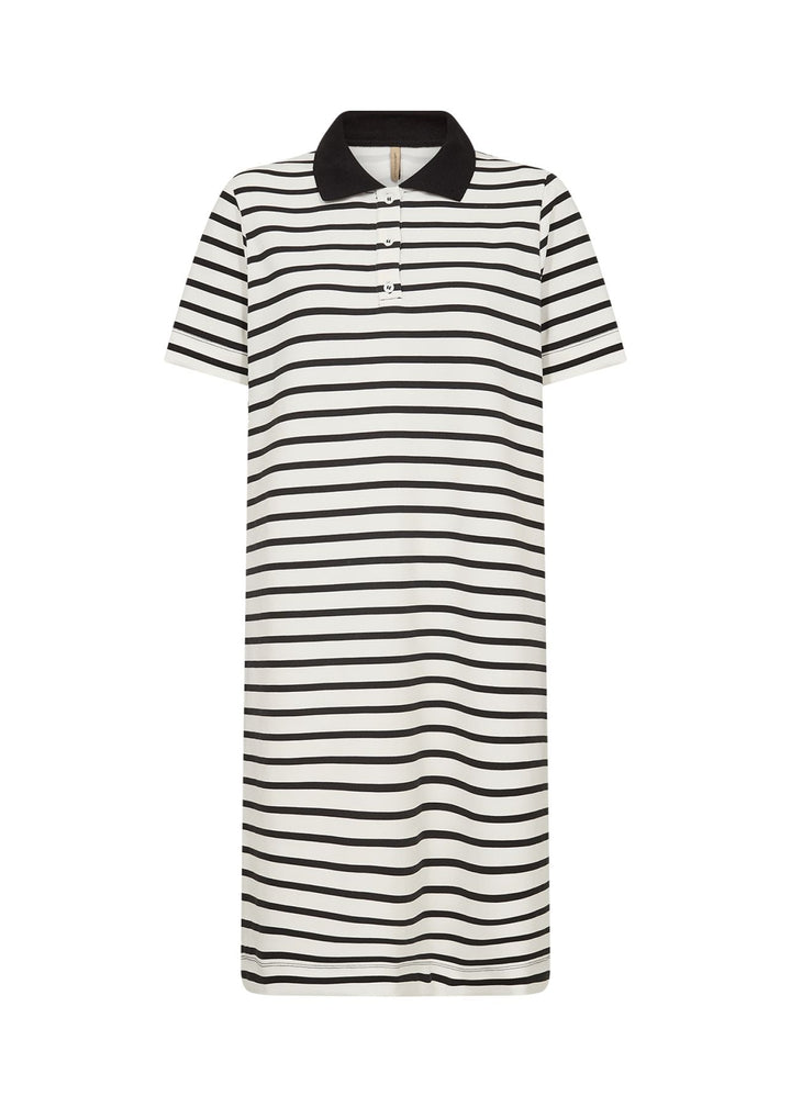 Soyaconcept Polokragen Streifenkleid Damen