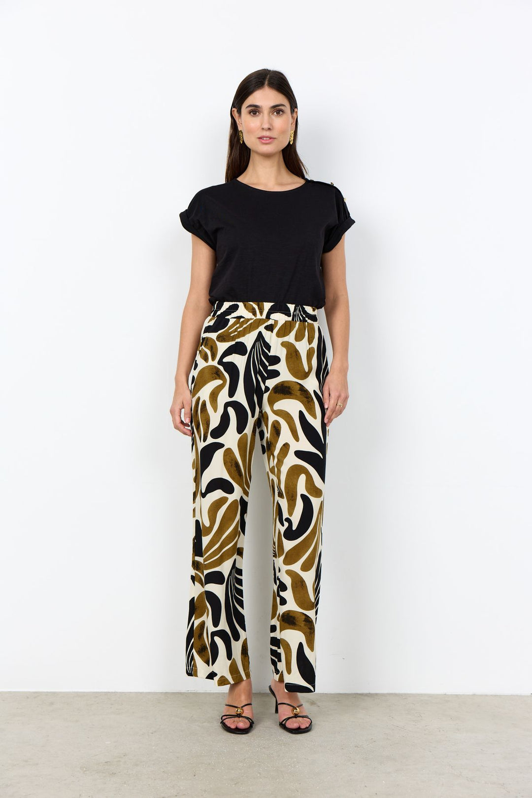 Soyaconcept Hose Damen abstraktes Print