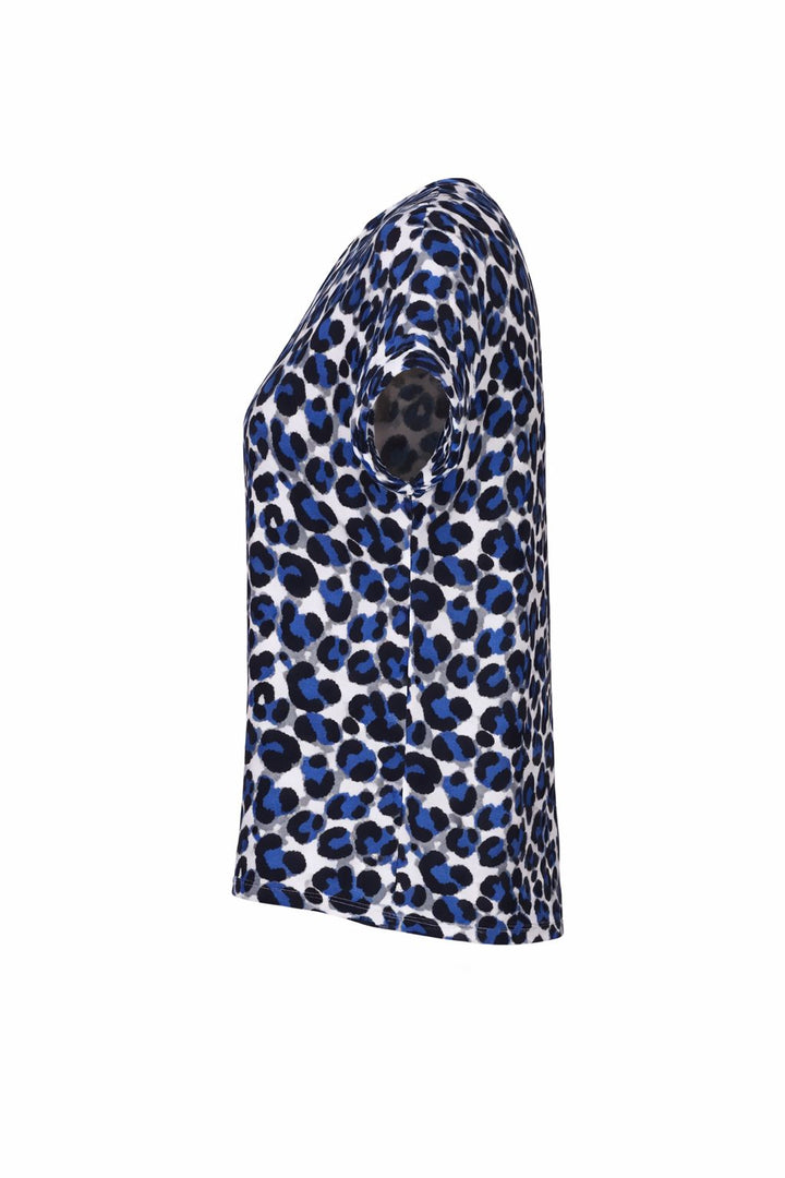 mjunik Damen T-Shirt Leopardenmuster