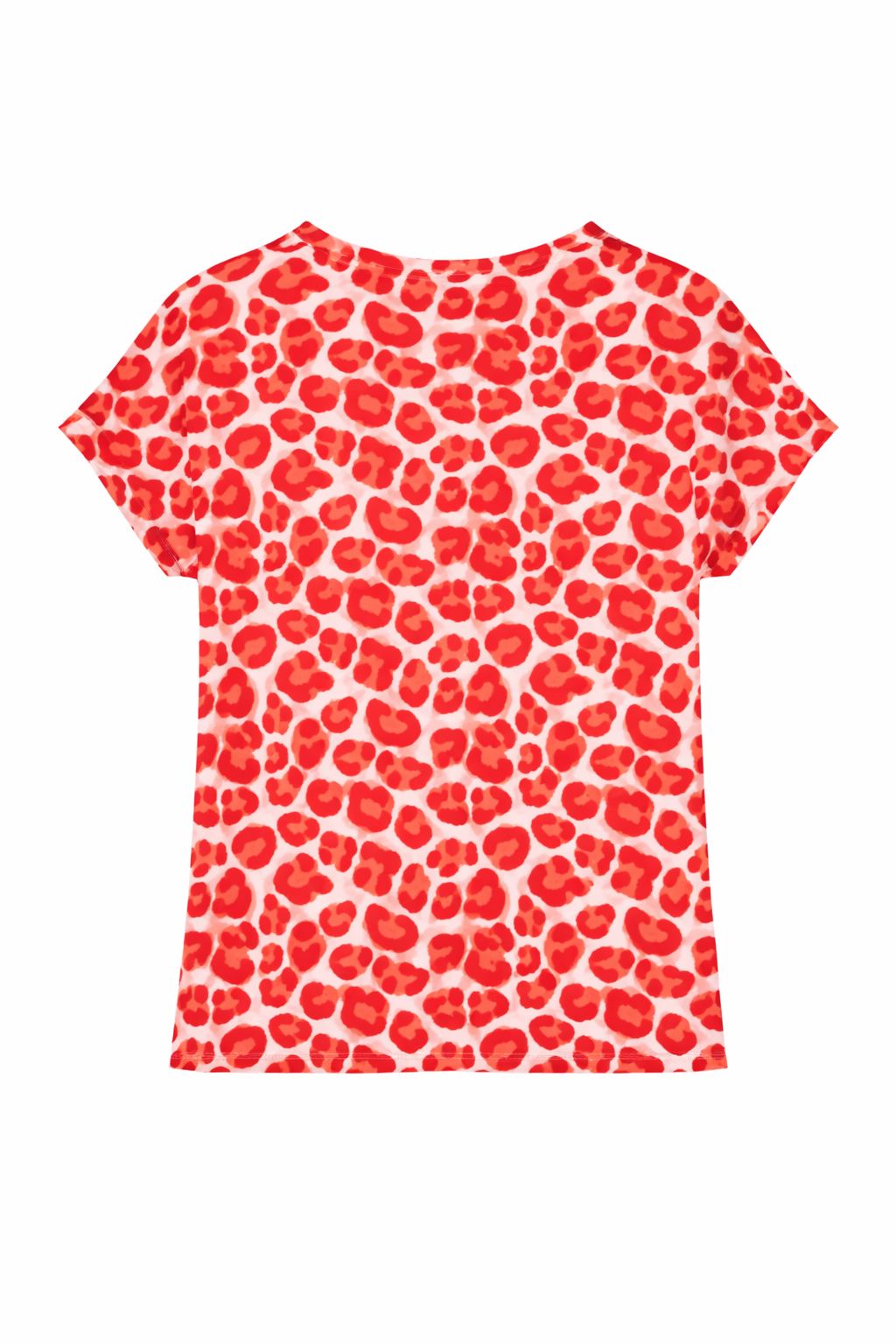 mjunik Damen T-Shirt Leopardenmuster